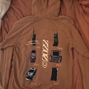 Blxst Vintage Cell Phone Graphic Hoodie